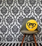 laugh, smiley, fun, chair, beautiful wallpaper, modern, background, pleasure, iphone wallpaper